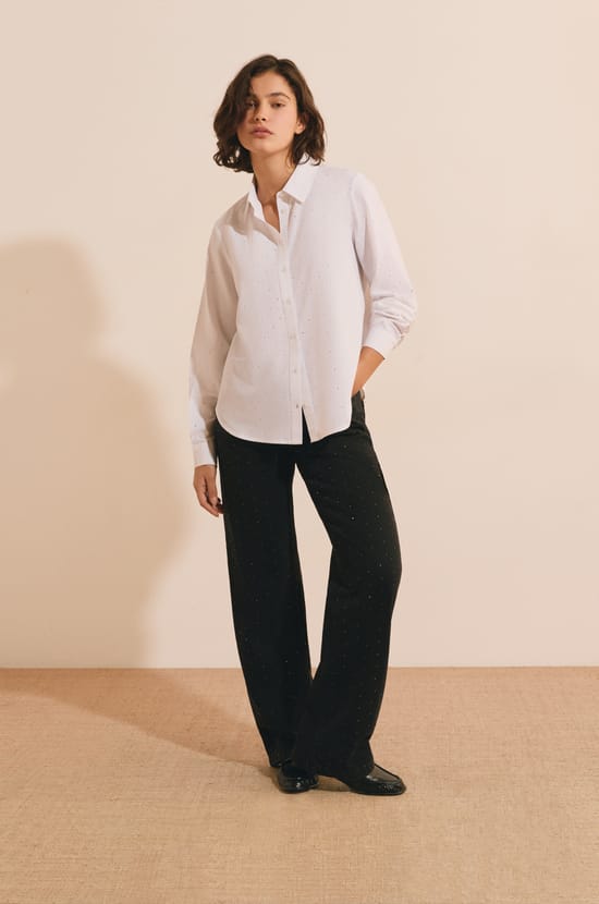 Chemise avec coton;${refinementColor}