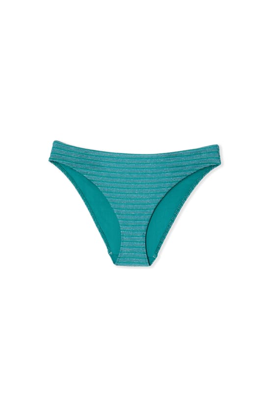 Braga de bikini brillante;${refinementColor}