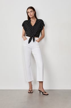 Wide-leg 7/8 Jeans;${refinementColor}