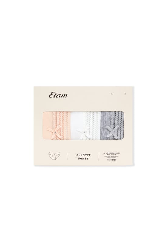 Pack of 3 Cotton Briefs;${refinementColor}