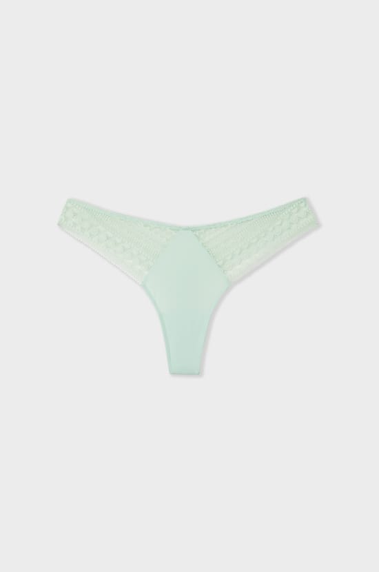 Tanga de encaje;${refinementColor}