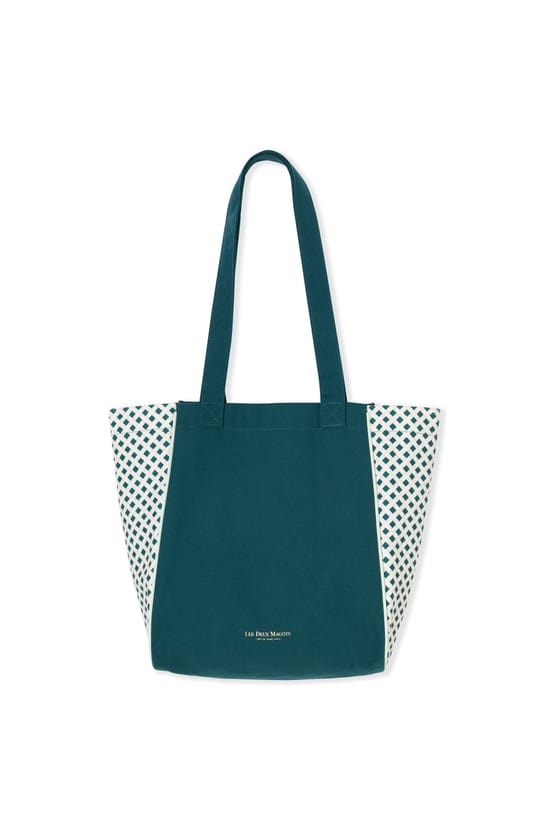 Printed Cotton Tote Bag;${refinementColor}
