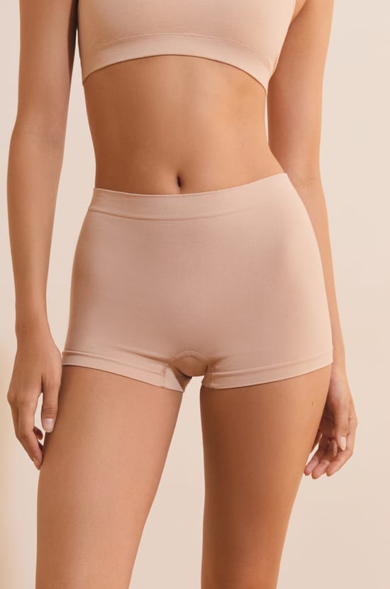 Cotton Boyshort for Optimal Comfort;${refinementColor}