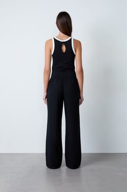 Cotton Honeycomb Pants;${refinementColor}