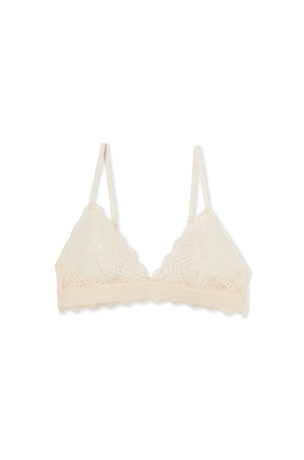Soutien-gorge N.8 - Le triangle sans armatures en dentelle;${refinementColor}