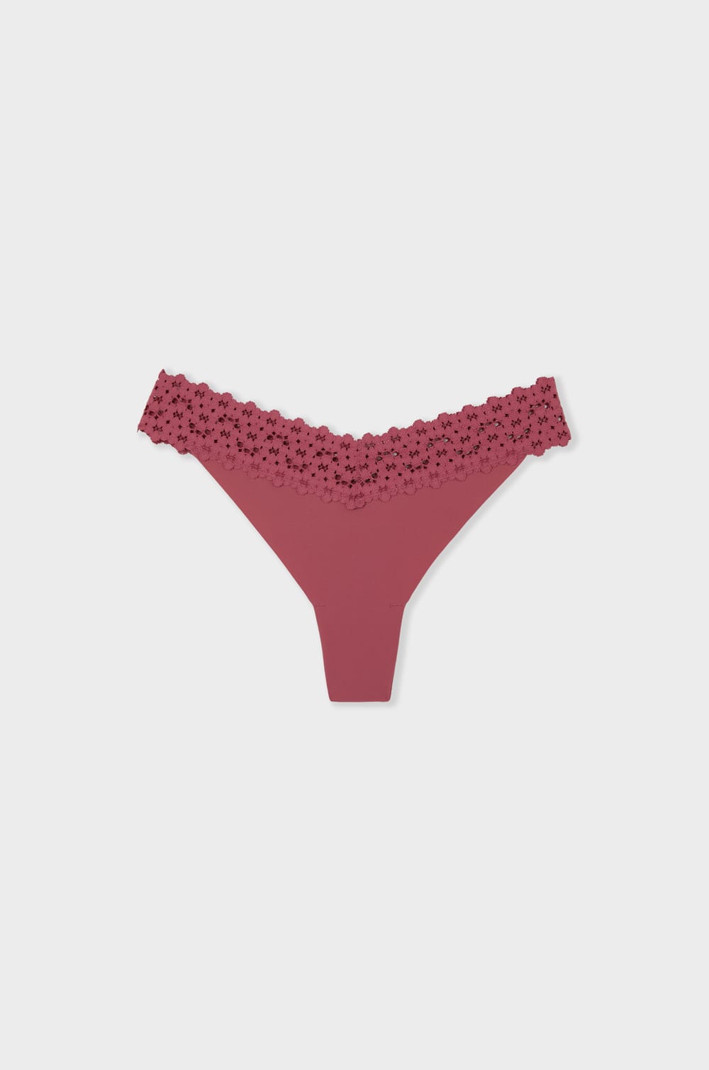 Tanga in Microfiber and Lace;${refinementColor}