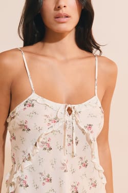 Nuisette &agrave; motifs fleuris;${refinementColor}