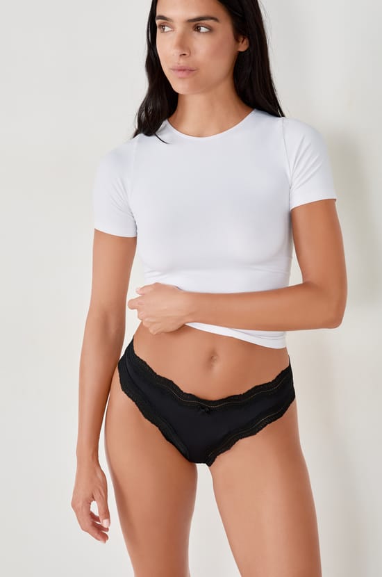 Brazilian Bikini With Lace Details;${refinementColor}