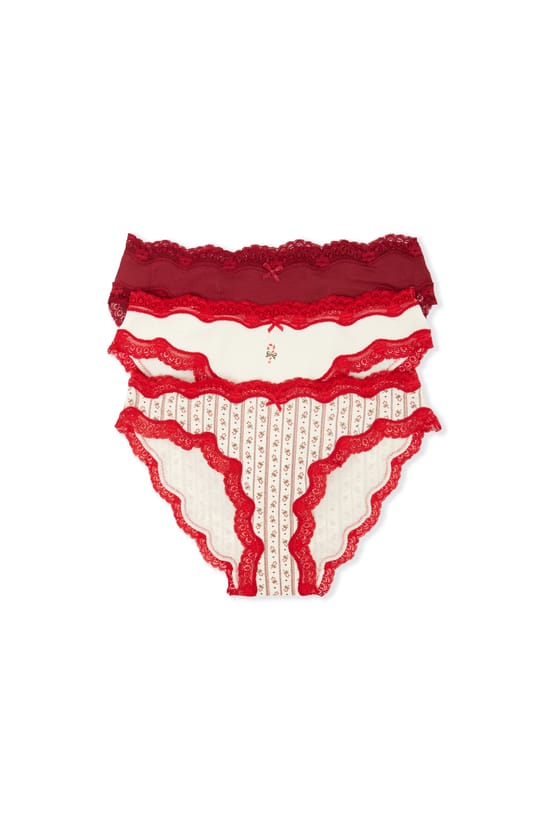 Lot de 3 culottes en coton;${refinementColor}
