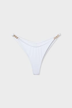 Bas de maillot bikini brésilien détails bijoux;${refinementColor}