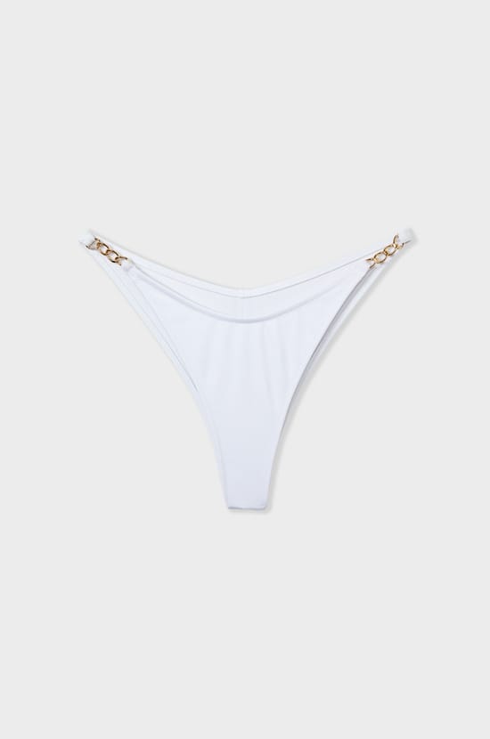 Brazilian bikini bottom with jewellery details;${refinementColor}