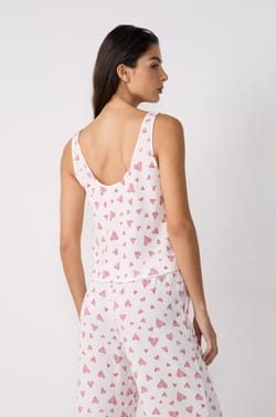 Heart Pattern Top;${refinementColor}