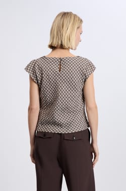 Top à carreaux;${refinementColor}