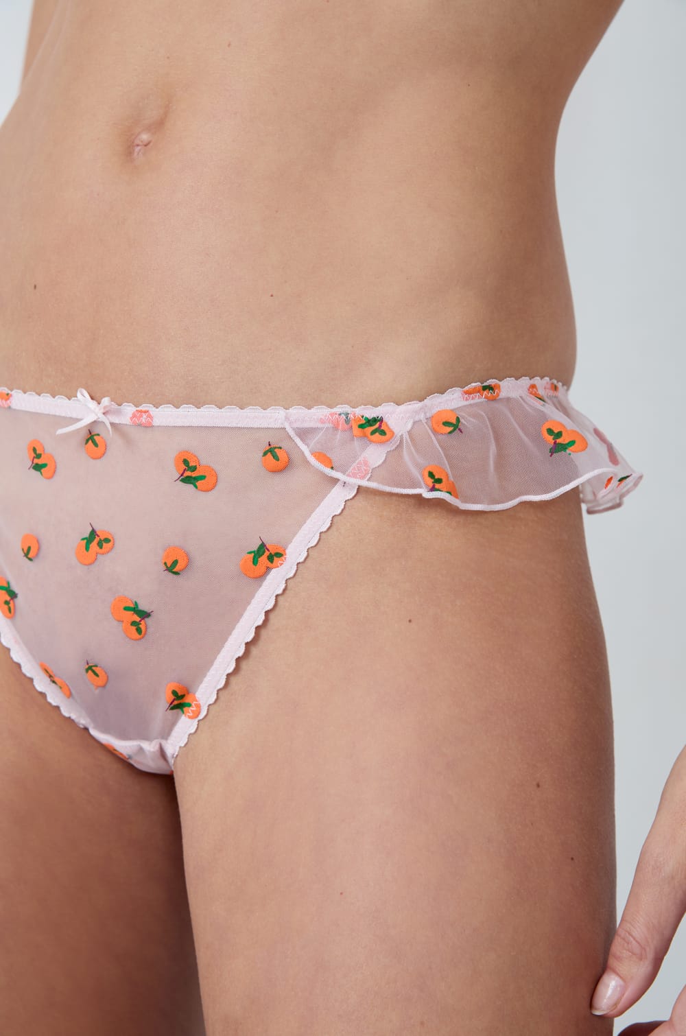 Brazyliany z koronki z nadrukiem;${refinementColor}