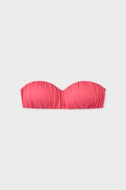 Haut de maillot bandeau bretelles amovibles;${refinementColor}