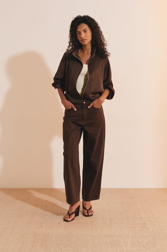 Veste courte satin&eacute;e;${refinementColor}