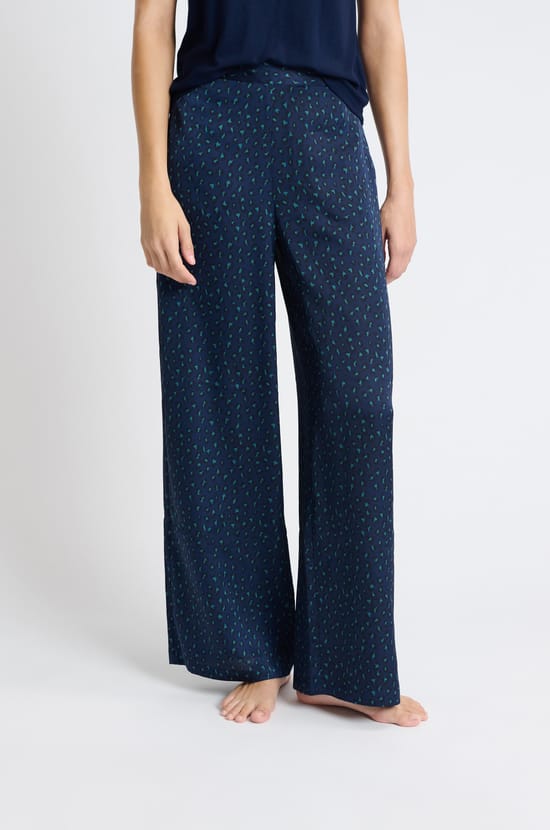 Pantalon de pyjama satiné;${refinementColor}
