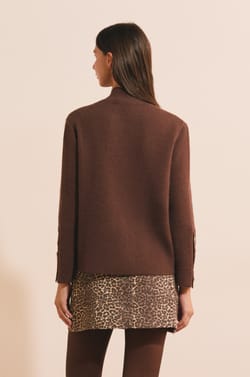 Pull manches longues avec d&eacute;tails boutons;${refinementColor}