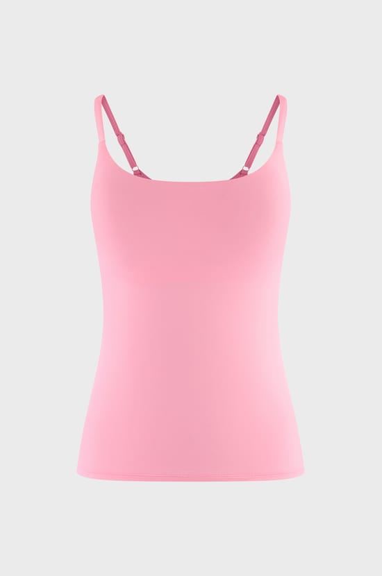 Top en microfibre avec brassière intégrée;${refinementColor}