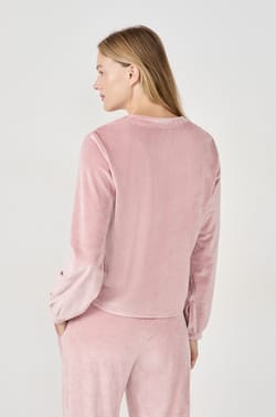 Sweat effet velours;${refinementColor}