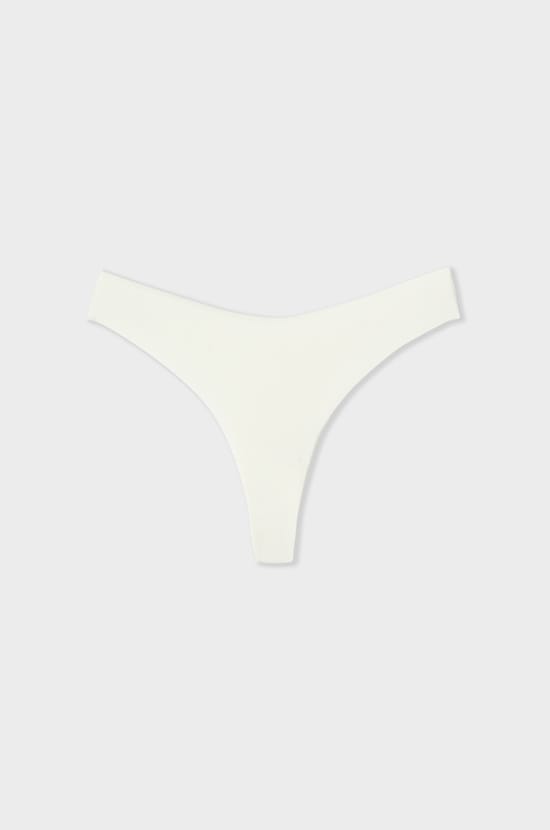 Nahtloser Tanga aus Baumwolle;${refinementColor}