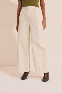 Pantal&oacute;n ancho con bolsillos delanteros;${refinementColor}