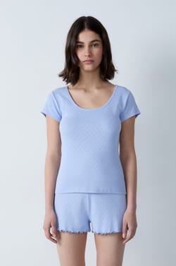 Short Sleeve Pyjama T-Shirt;${refinementColor}