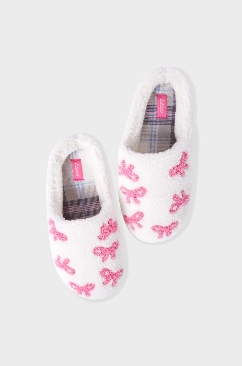 Chaussons à motifs en fausse fourrure;${refinementColor}