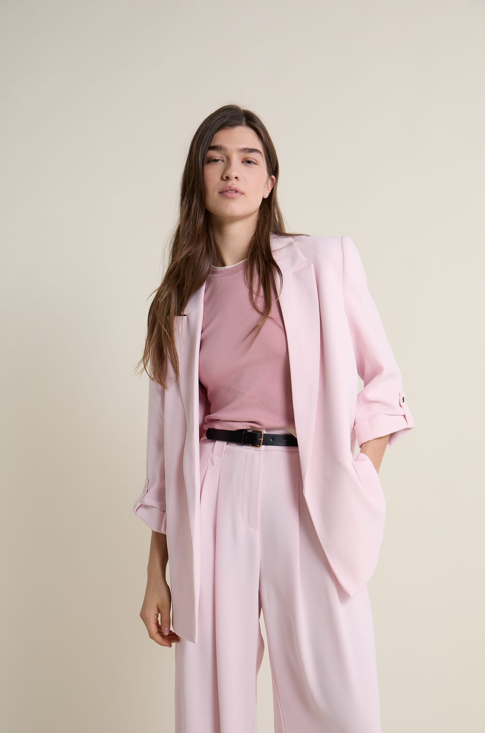 Blazer manches longues;${refinementColor}