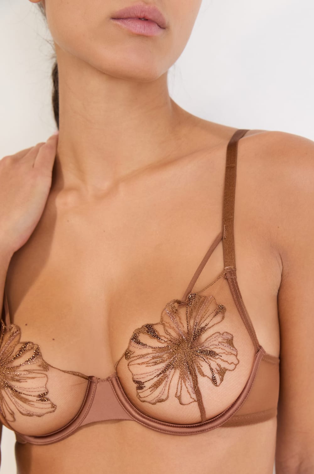 Soutien-gorge en broderie;${refinementColor}