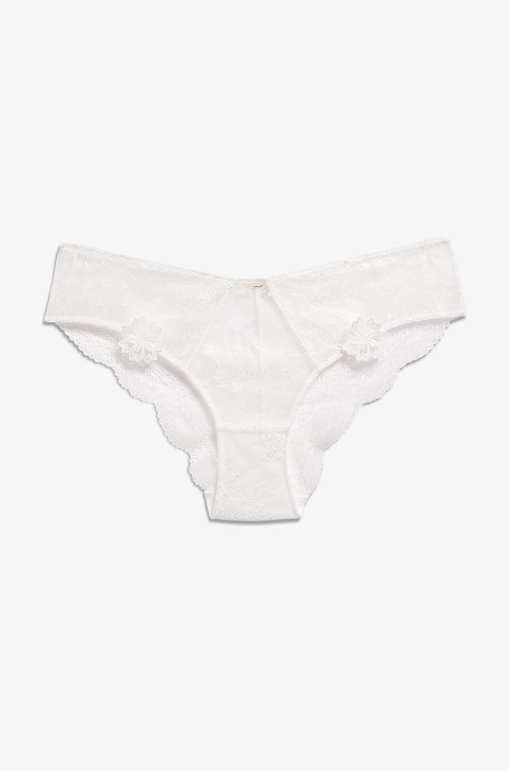 Pull DECADE Mi-saison Dentelle Brodée - Coton Et Acrylique, Couleur Ecru, Taille 38/40 - Neuf Sans étiquettes