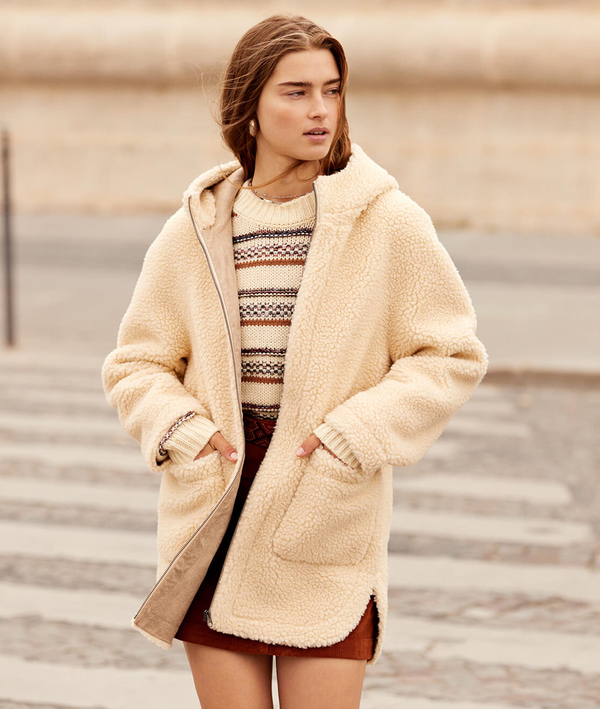 Etam Manteau Laine Ã Capuche Etam Manteau Femme Laine Capuche