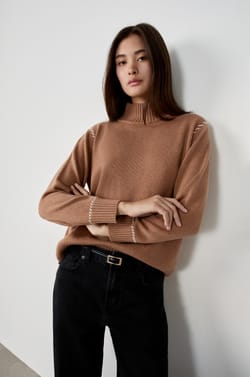 High Neck Sweater;${refinementColor}