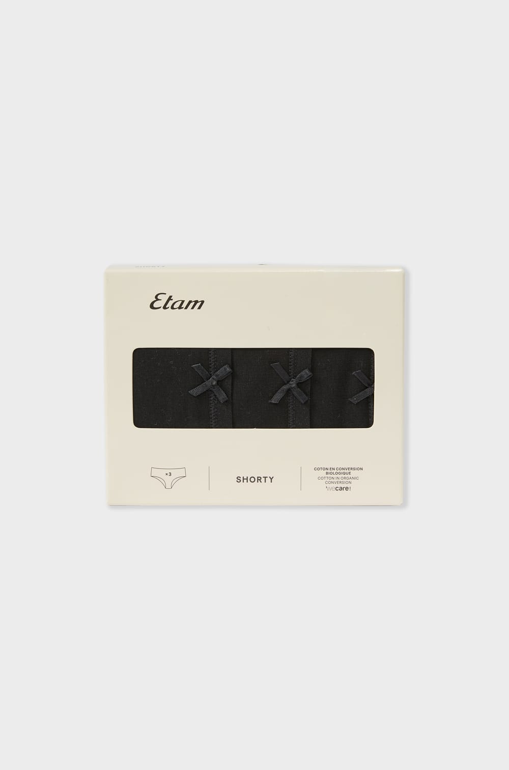 Pack of 3 Cotton Boyshorts;${refinementColor}