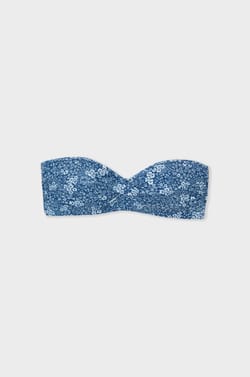 Bandeau Bikini-Top mit abnehmbaren Trägern ;${refinementColor}