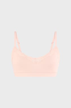 Brassi&egrave;re en microfibre et dentelle;${refinementColor}