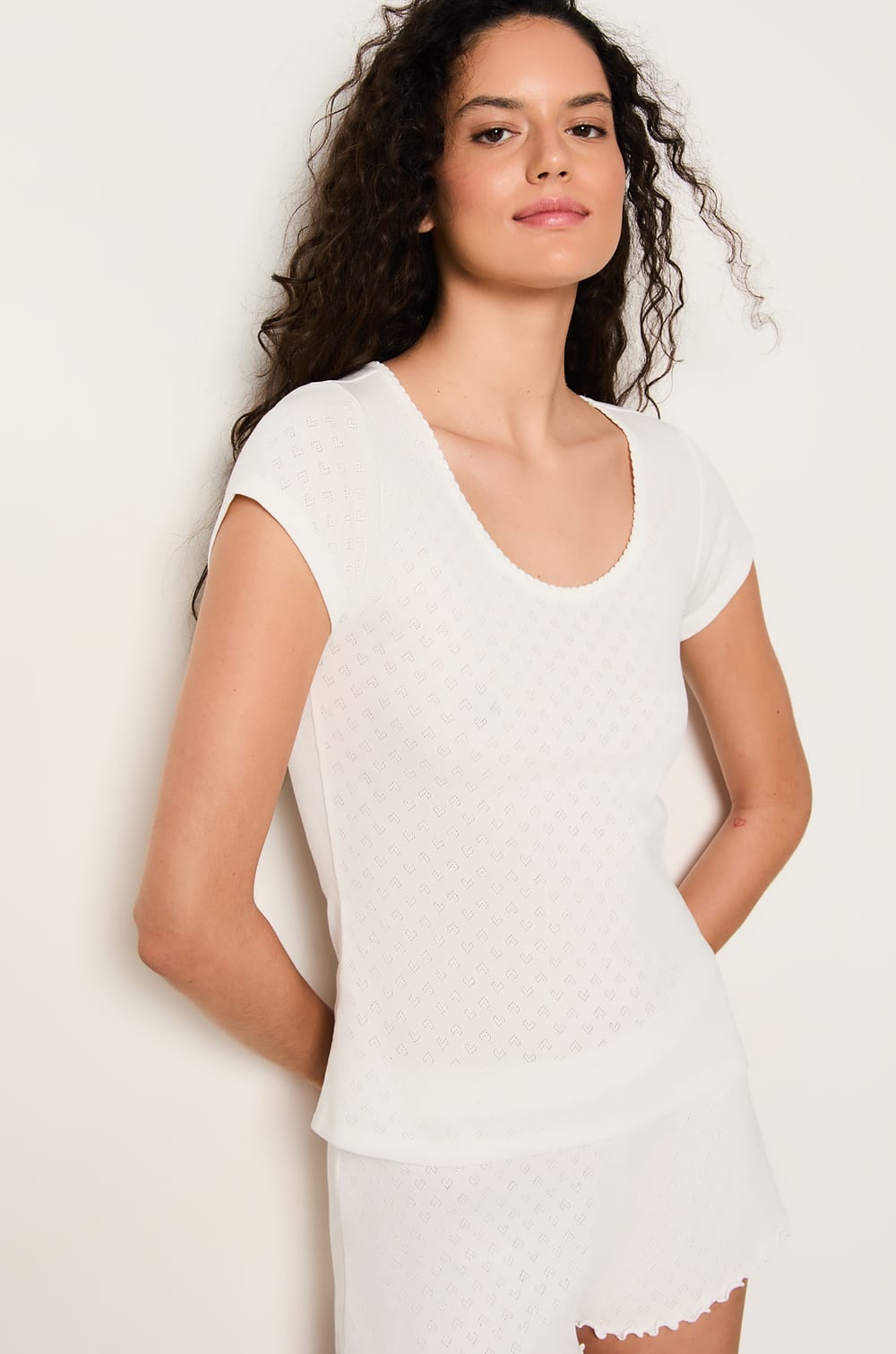 Short Sleeve Pyjama T-Shirt;${refinementColor}