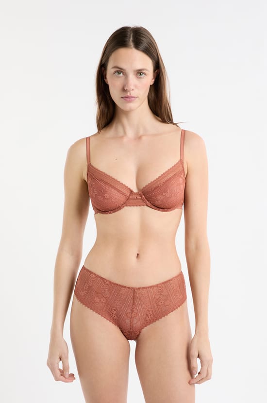 Lace Bra with Golden Jewel Detail;${refinementColor}