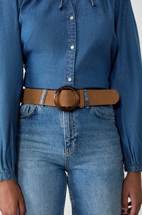 Ceinture en cuir;${refinementColor}