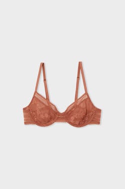 Lace Bra with Golden Jewel Detail;${refinementColor}