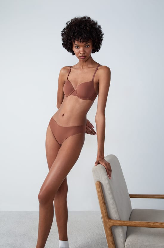 Microfibre Thong;${refinementColor}