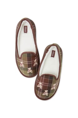 Chaussons mules &agrave; carreaux;${refinementColor}
