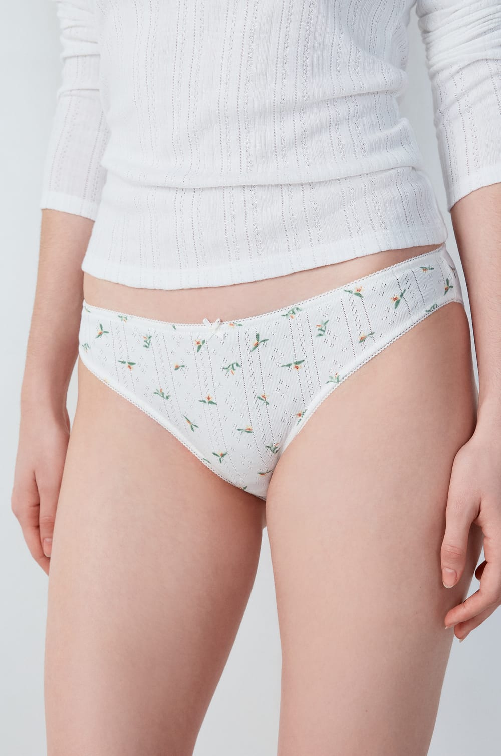 Pack of 3 Pointelle Briefs;${refinementColor}