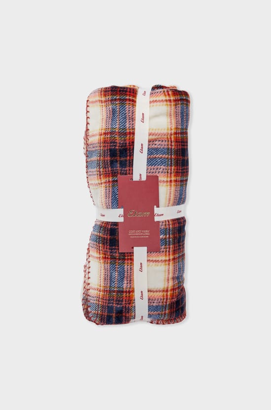Plaid à motifs;${refinementColor}