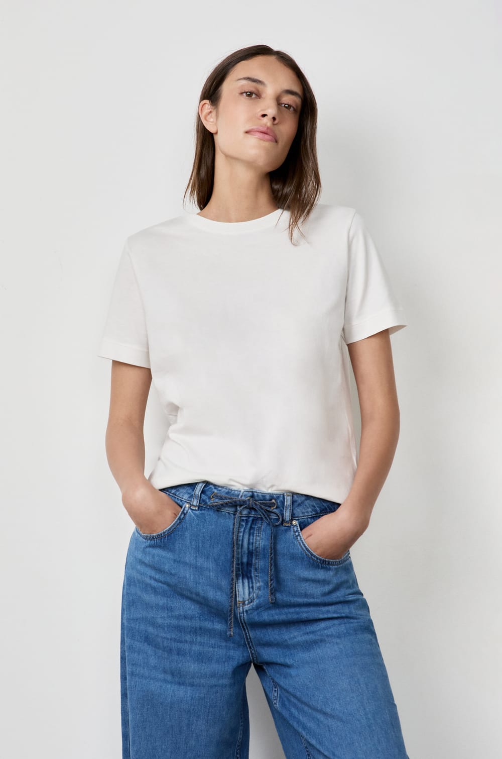 T-shirt manches courtes en coton;${refinementColor}