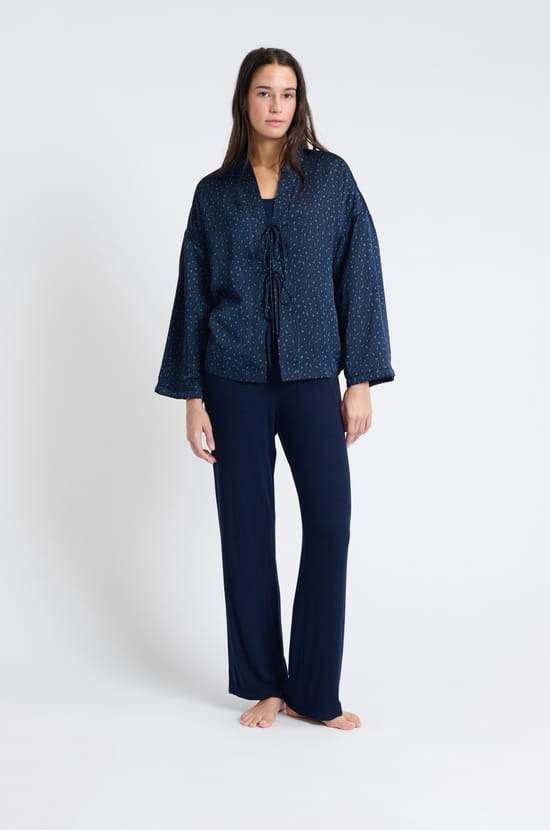 3-Piece Satin Pyjamas;${refinementColor}
