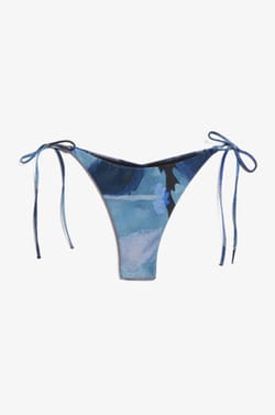 Tie-side Brazilian Bikini Bottom with Sequins;${refinementColor}