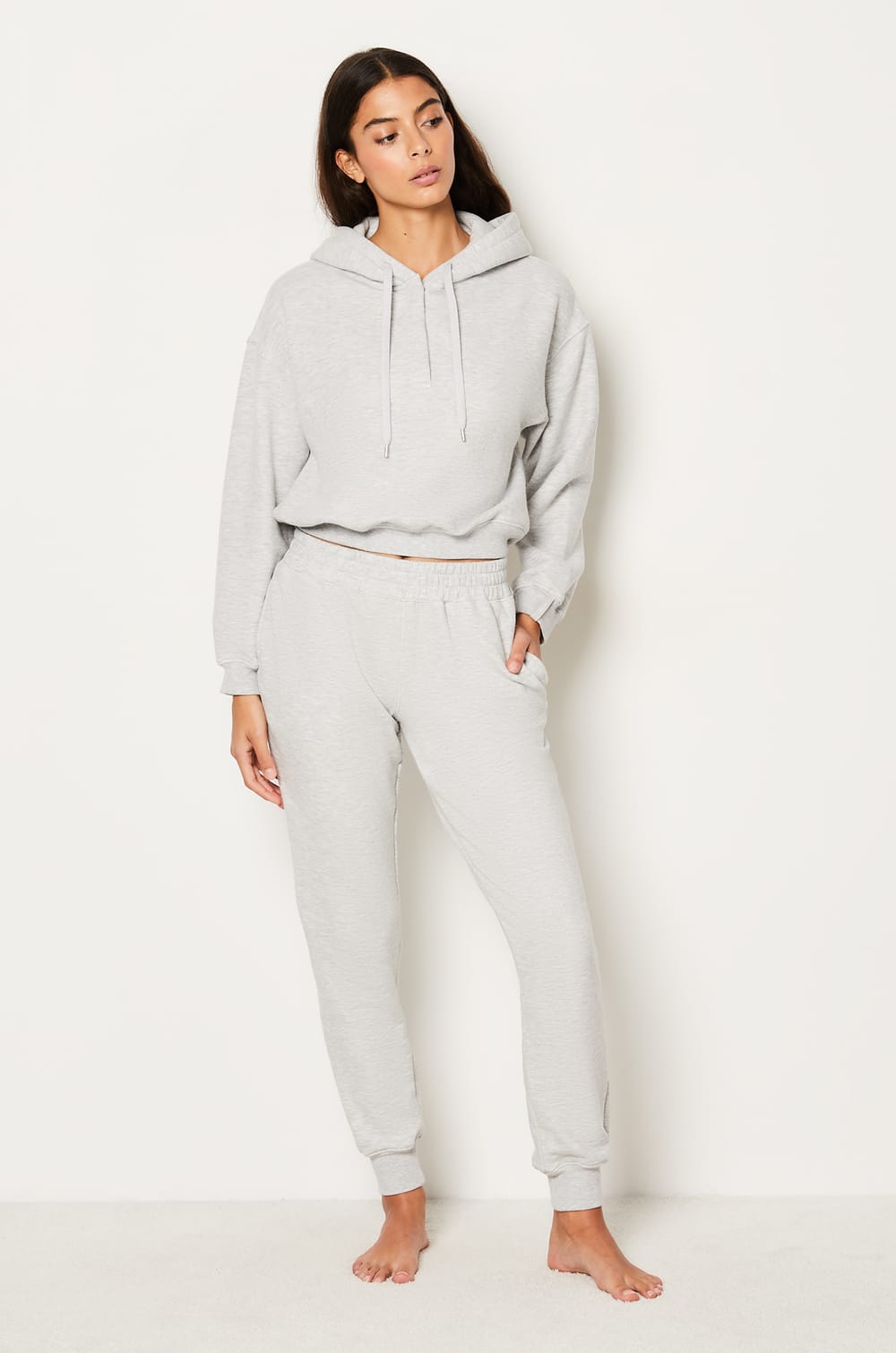 Cotton Hooded Pyjama Sweatshirt;${refinementColor}