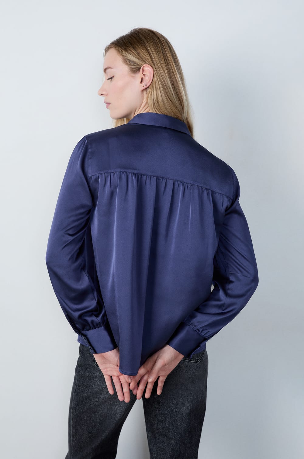 Satin Shirt;${refinementColor}