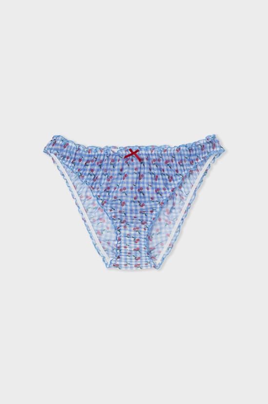 Printed bloomer briefs;${refinementColor}